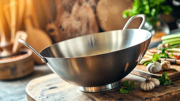 Les avantages d'un wok en inox pour la cuisine asiatique
